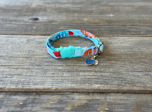 Swimming with the Fishes - Cat Collar