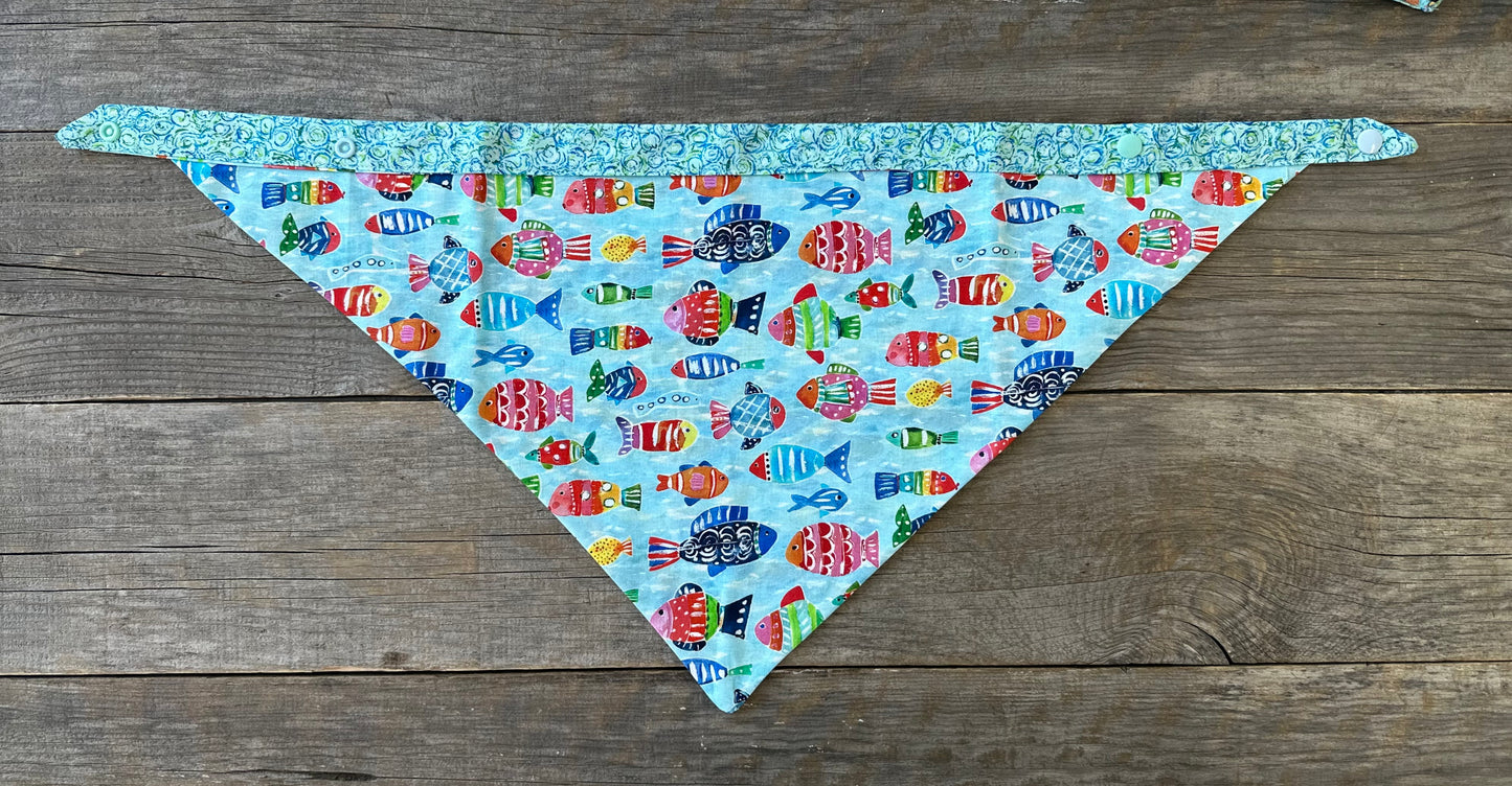 Dog Bandanna - Swimming with the Fishes & Island Lagoon