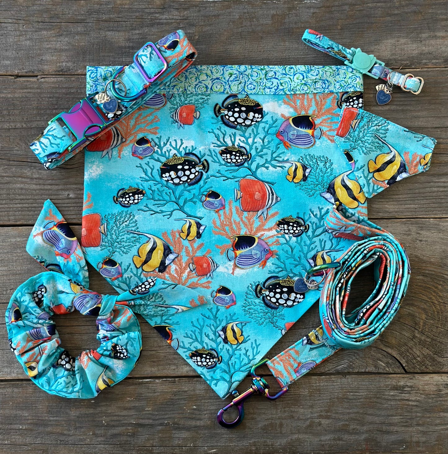 Dog Bandanna - Reef Wonders & Island Lagoon