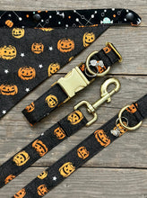 Load image into Gallery viewer, Double-Sided Dog Bandanna - Pumpkin Palooza &amp; Halloween Haul
