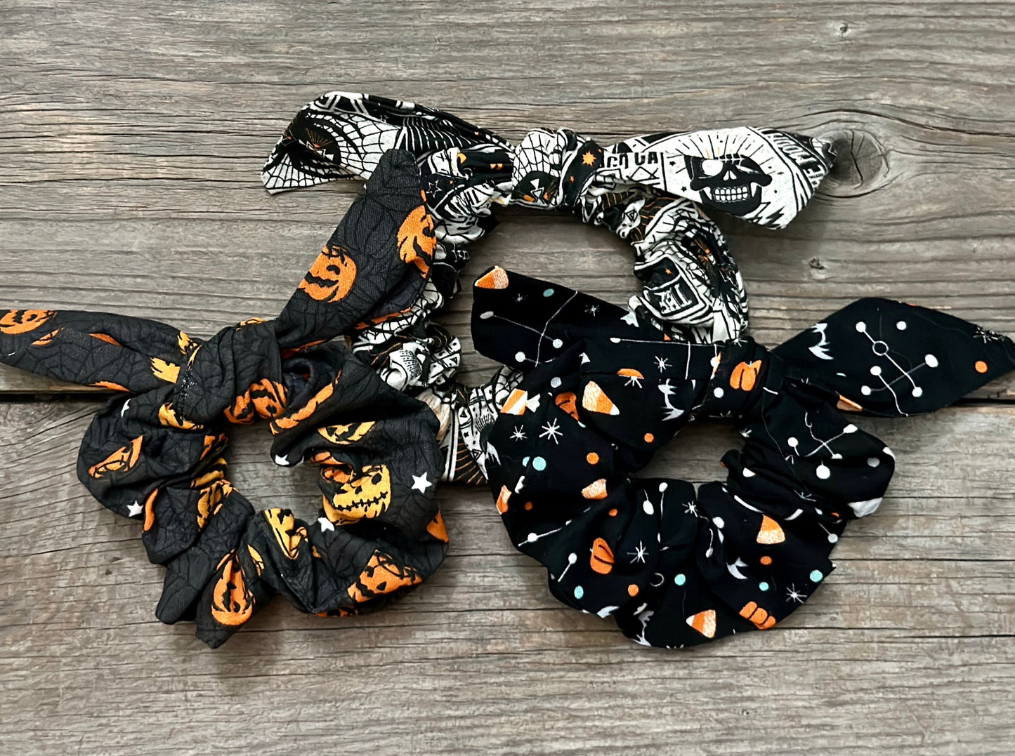 A Hairy Haunting Hair Tie/Scrunchie Set of 3