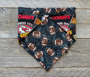 Double-Sided Dog Bandanna - Kansas City Chiefs & Cheer!