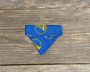 Double-Sided Cat Bandanna - Golden State Warriors