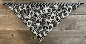 Double-Sided Dog Bandanna - Wednesday & Arr me Matey!