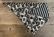 Load image into Gallery viewer, Double-Sided Dog Bandanna - Wednesday &amp; Arr me Matey!
