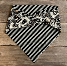 Load image into Gallery viewer, Double-Sided Dog Bandanna - Wednesday &amp; Arr me Matey!
