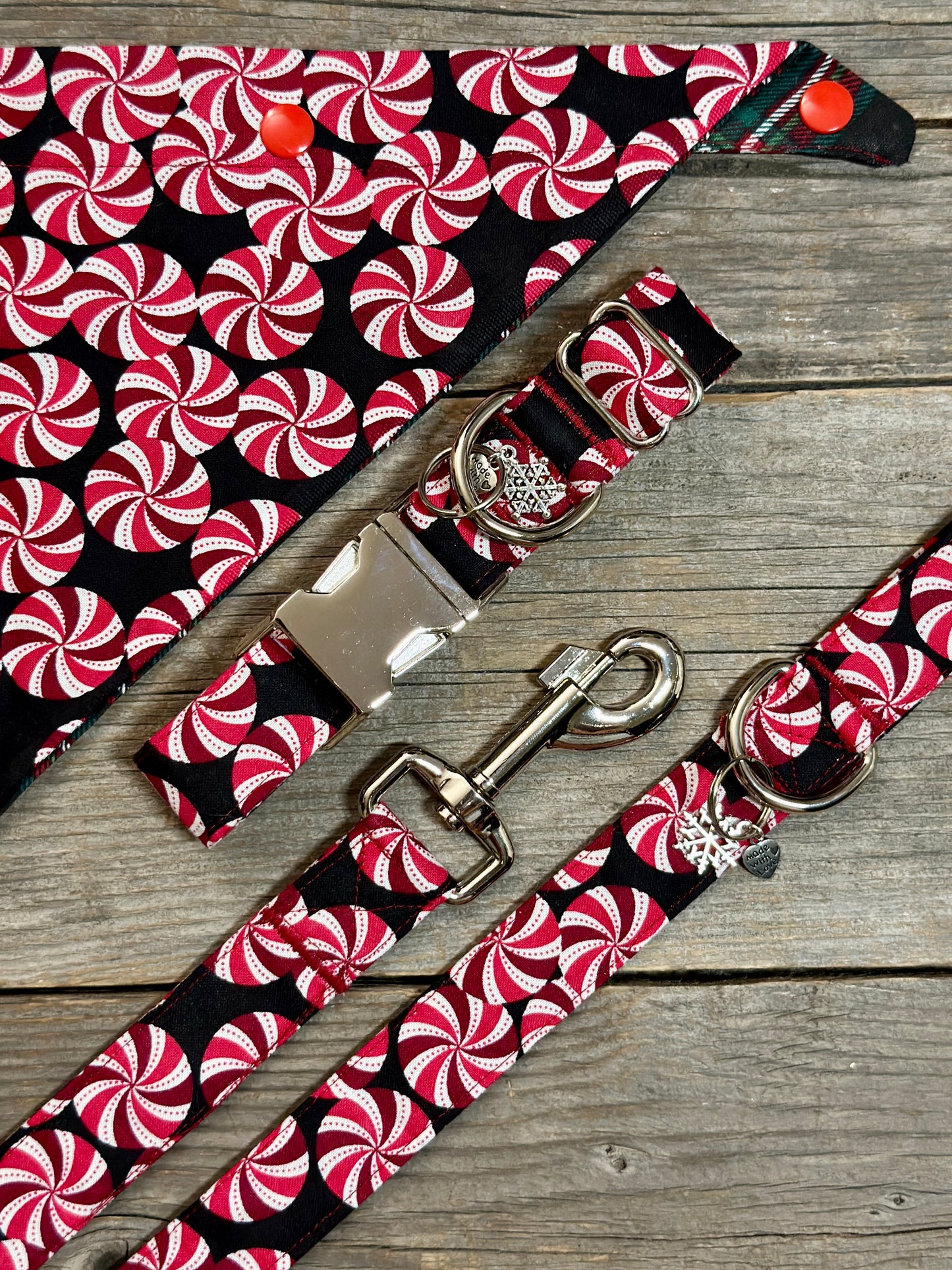 Peppermint Twist -Dog Collar