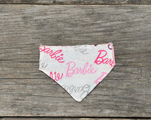 Load image into Gallery viewer, Double-Sided Cat Bandanna - Barbie Girl &amp; Malibu Barbie
