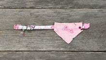 Load image into Gallery viewer, Double-Sided Cat Bandanna - Barbie Girl &amp; Malibu Barbie
