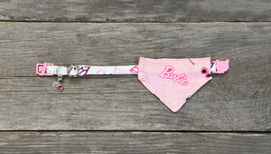 Double-Sided Cat Bandanna -  Malibu Barbie & Barbie Girl