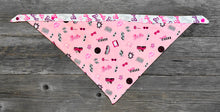 Load image into Gallery viewer, Double-Sided Dog Bandanna - Barbie Girl &amp; Malibu Barbie
