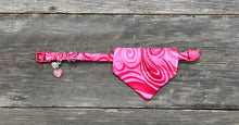 Load image into Gallery viewer, Double-Sided Cat Bandanna - Whirlwind Romance &amp; Bella
