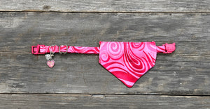 Double-Sided Cat Bandanna - Whirlwind Romance & Bella