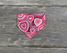 Load image into Gallery viewer, Double-Sided Cat Bandanna - Bella &amp; Whirlwind Romance
