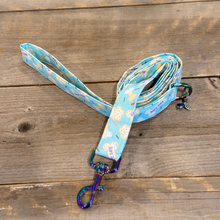 Load image into Gallery viewer, Blue Birthday Celebration Set - Collar, Leash, Bandanna, Hat, Decorative Pennant Banner
