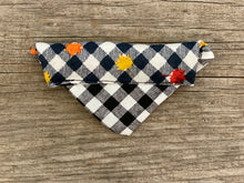 Load image into Gallery viewer, Double-Sided Cat Bandanna -A Picnic in Fall &amp; 50&#39;s Diner
