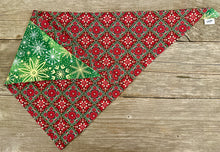 Load image into Gallery viewer, Double-Sided Dog Bandanna - Winter Sweater &amp; &#39;Tis the Season
