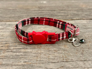 Plaid for Days -Cat Collar