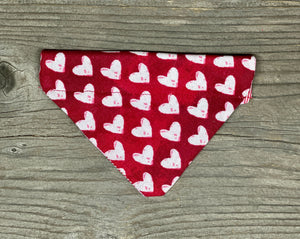 Double-Sided Cat Bandanna - Sweet Talk & Puppy Love