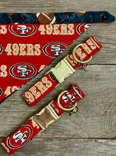 Load image into Gallery viewer, Double-Sided Dog Bandanna - 49ers &amp; Cheer!
