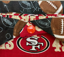 Load image into Gallery viewer, Double-Sided Dog Bandanna - 49ers &amp; Cheer!
