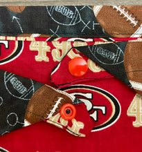 Load image into Gallery viewer, Double-Sided Dog Bandanna - 49ers &amp; Cheer!
