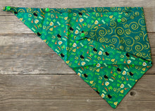 Load image into Gallery viewer, Double-Sided Dog Bandanna - Just a Wee Bit O’ Luck &amp; Shenanigans
