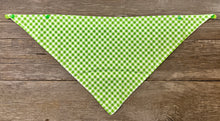 Load image into Gallery viewer, Double-Sided Dog Bandanna - Polka Party &amp; Picnic in the Meadow
