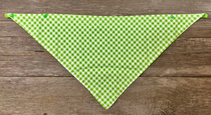 Double-Sided Dog Bandanna - Polka Party & Picnic in the Meadow