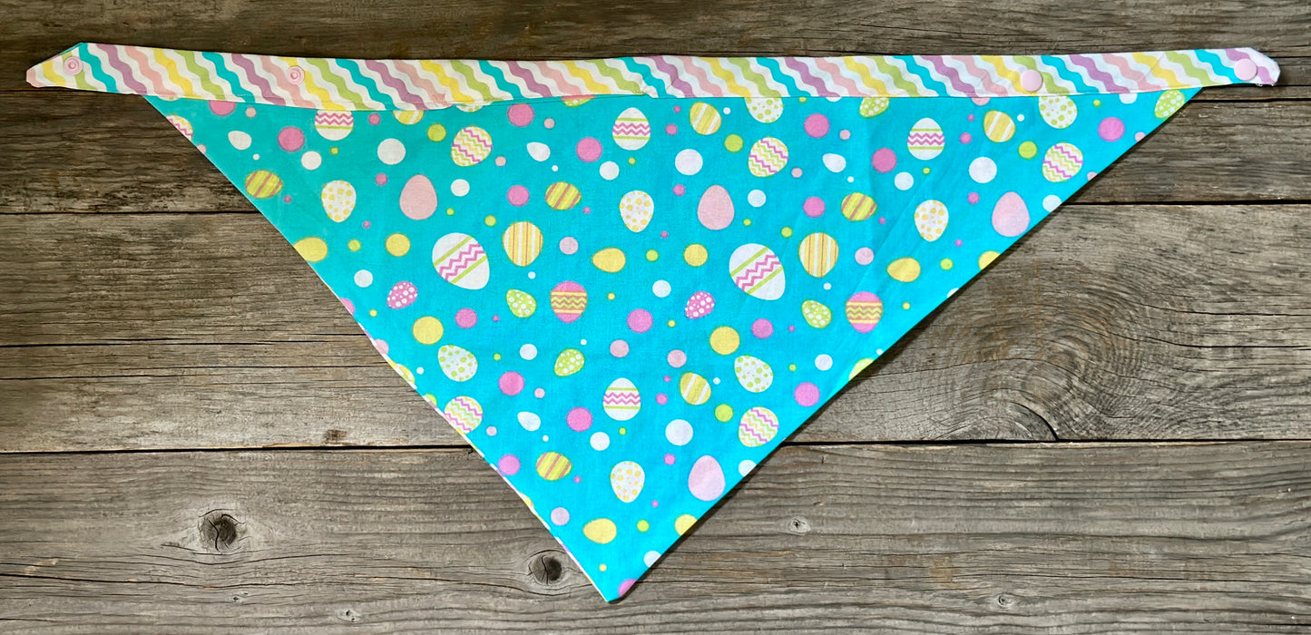 Double-Sided Dog Bandanna - Hop to It & Spring Fever