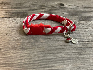 Candy Cane -Cat Collar