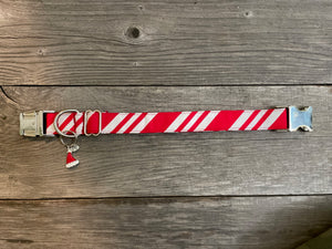 Candy Cane -Dog Collar