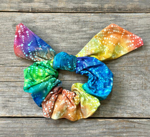 Rainbow Burst Hair Tie/Scrunchie Set of 4