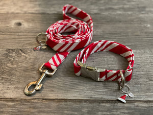 Candy Cane -Dog Collar