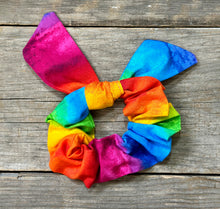 Load image into Gallery viewer, Rainbow Burst Hair Tie/Scrunchie Set of 4
