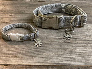 New-Fallen Snow-Dog Collar