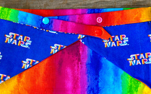 Double-Sided Dog Bandanna - Jedi Jive & Grateful I'm Not Dead