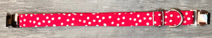 The Minnie Polka- Dog Collar